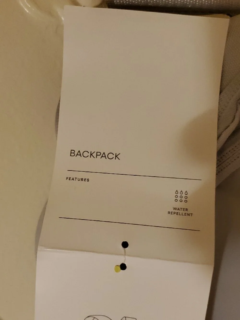 NWT All in Motion Light Gray Backpack 15